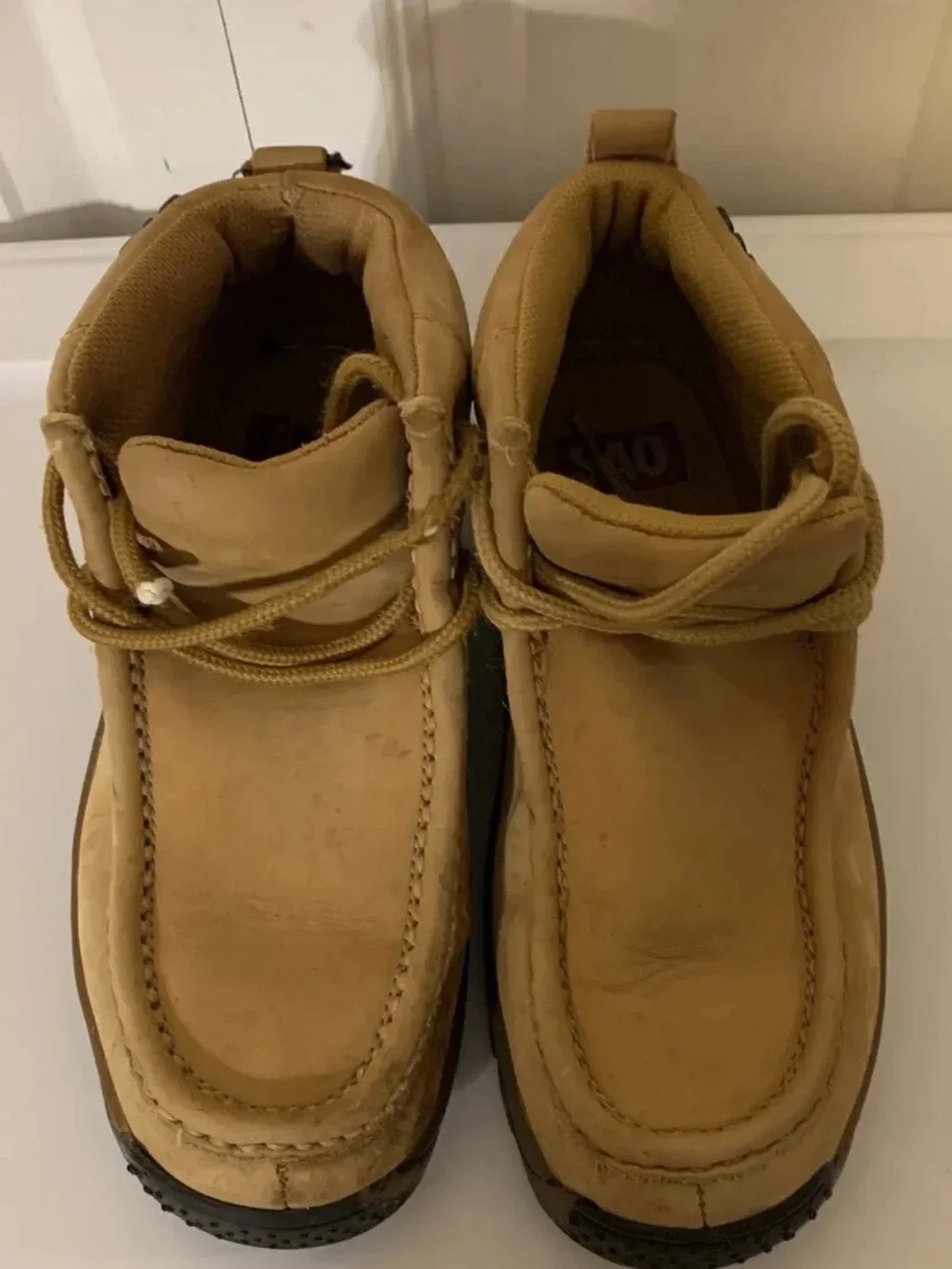 Stacy Adams Tan Chukka Boots Lace-Up Men's Casual